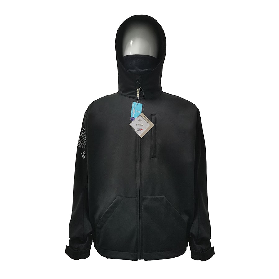 Neilsen FR/ARC-Rated Black Softshell Fleece made with PYRAD® WINDSTOPPER® Fabric by GORE-TEX LABS