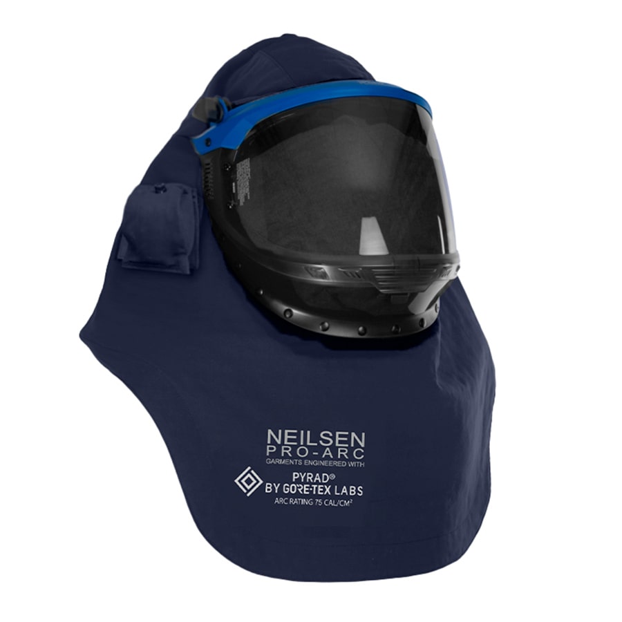 HIGH VOLTAGE 40 CAL PY40H SWITCH SUIT HOOD/SHROUD BLUE PYRAD® Fabric by GORE-TEX LABS